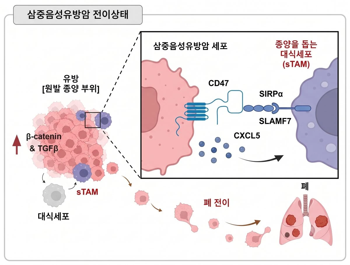 서울대병원, TIF1γ 유전자로 삼중음성유방암 증식·전이 억제 확인