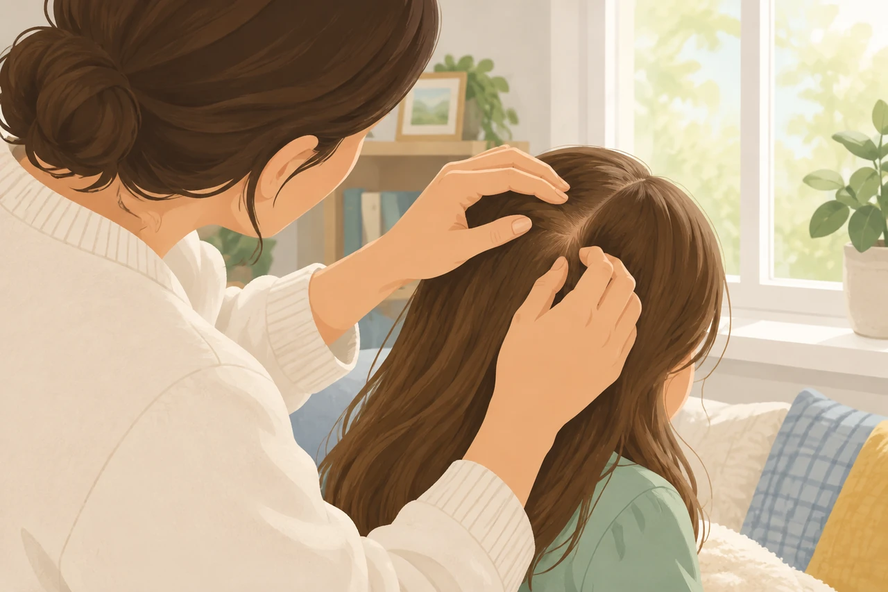 두피 백선, 현미경으로 보니 균 종류별로 털 모양이 달랐습니다