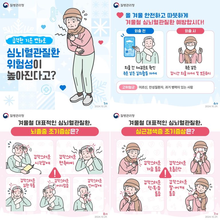뇌졸중? 심근경색? “조기증상과 대처 요령 기억하세요”