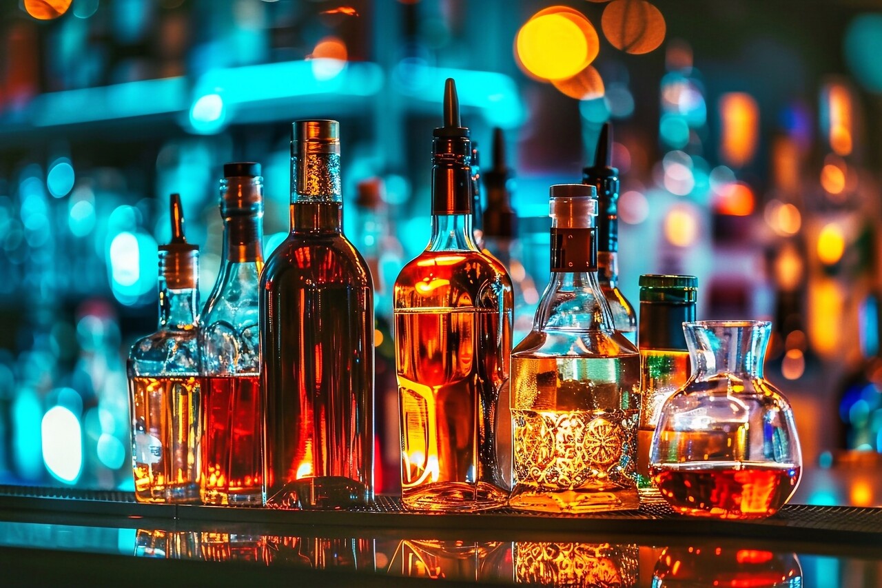 맥주는 직접적으로 퓨린 함량이 높은 주종이며, 위스키나 보드카와 같은 높은 도수의 주류는 퓨린 함량은 낮지만 통풍의 원인인 '요산' 생성에 직접적인 영향을 미친다 / 이미지 출처 : Motion Elements