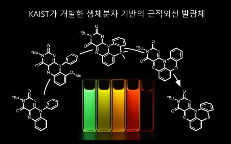 근적외선 활용 가능성 대폭 확장, ‘플라빈’ 빛 파장 설계 성공