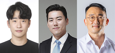 (왼쪽부터) 연세대 스포츠응용산업학과 김치호 연구원(제1저자), 이동훈 교수, 전용관 교수(공동 교신저자) / 출처 : 연세대학교
