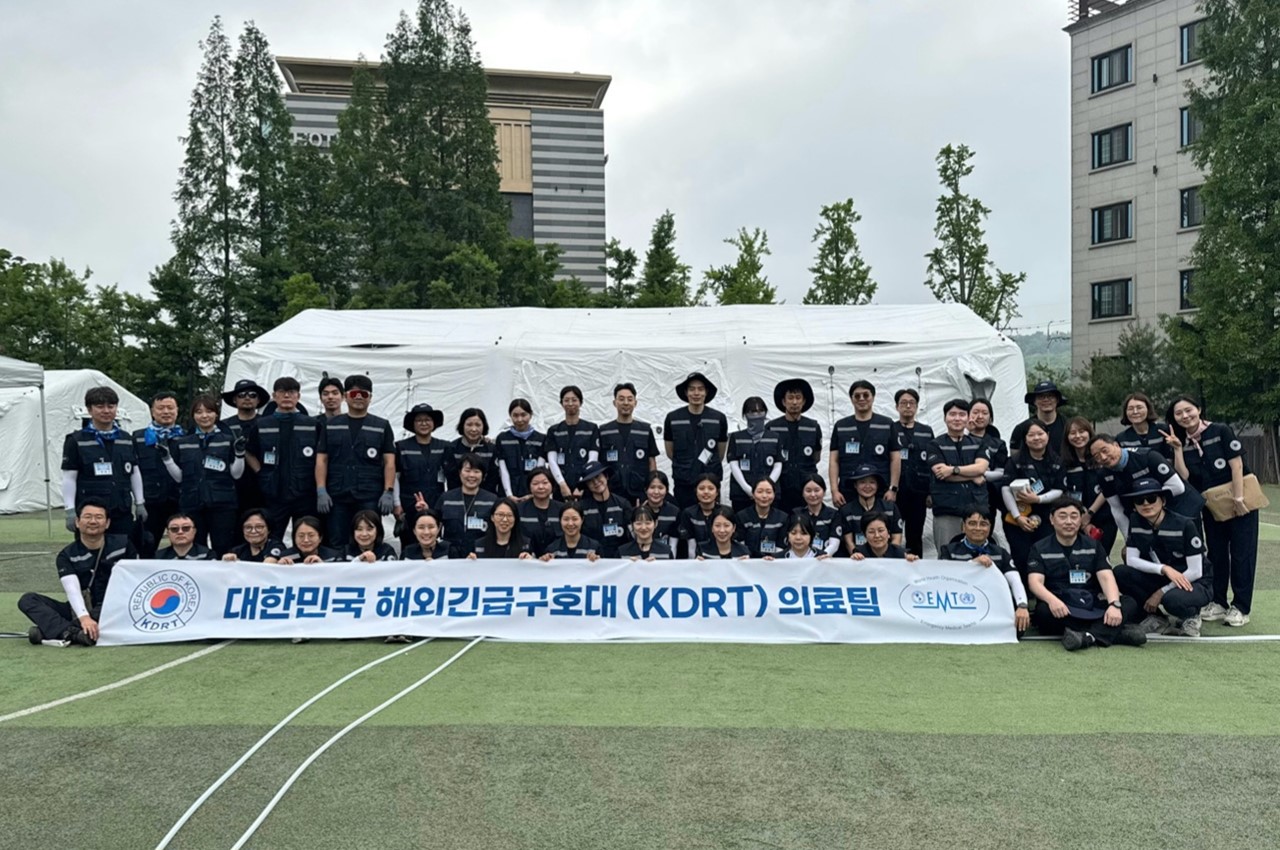 국립중앙의료원, ‘2025년 이동식병원 전개 훈련’ 실시