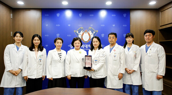 강동경희대병원 진단검사의학과, 헌혈유공기관으로 보건복지부 장관 표창 수상